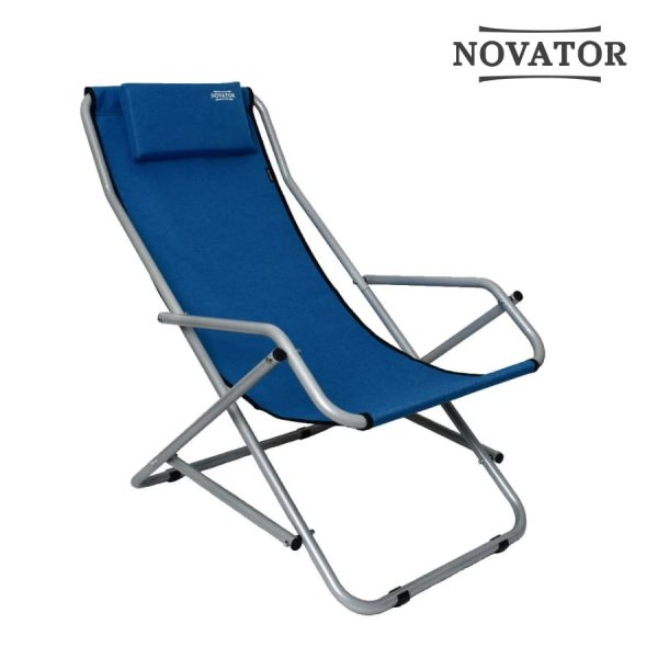 Кресло-шезлонг Novator SH-7 Blue Новатор
